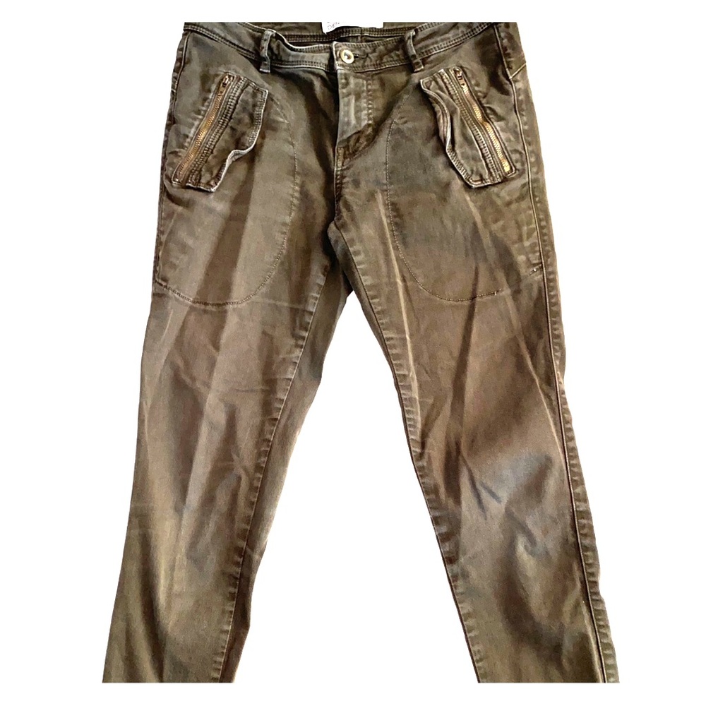 Army green Zara pants size 26